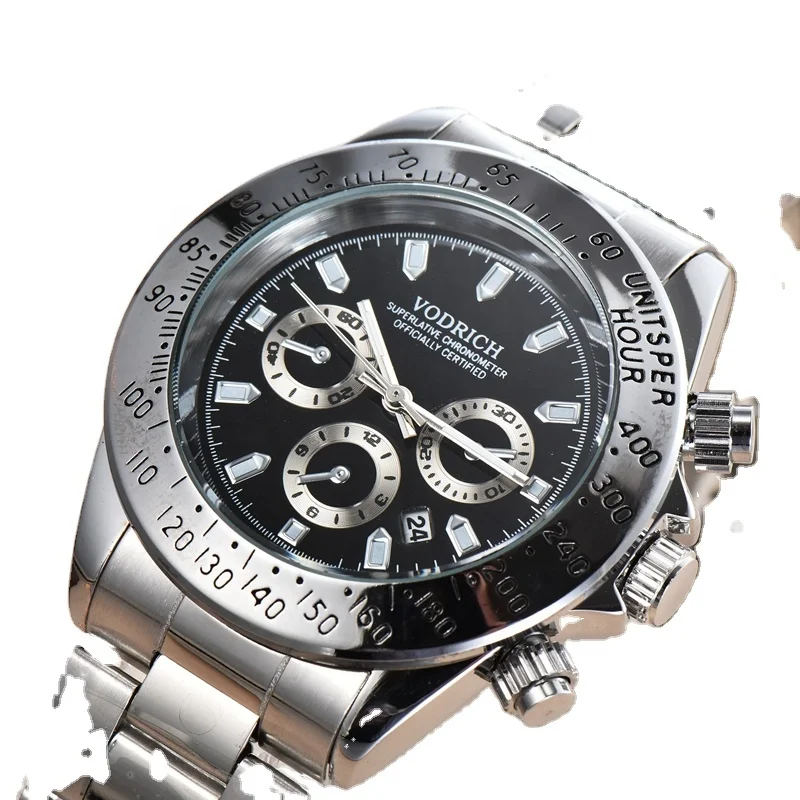 

Wrist Watch Supplier Men Analog Quartz Wristwatch Elegance Watches Stainless Steel Relojes Hombre China 2021Case OEM