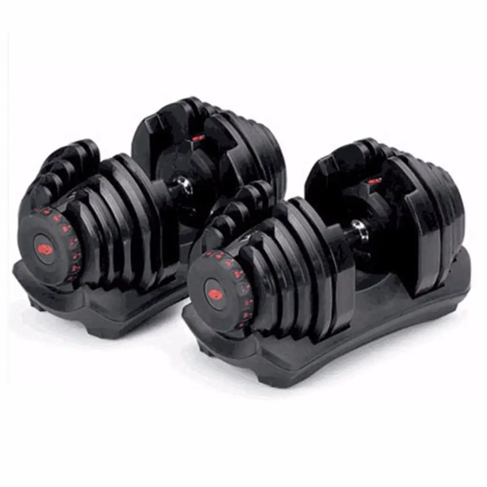 

W1n 40kgs Adjustable Dumbbell Set Fitness Equipment Gym Weight lifting Body Building OEM Accepted, Black,red ,yellow