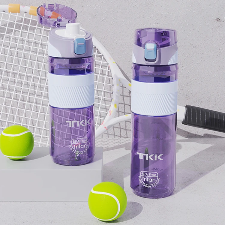 

500/650ml eco friendly botella de agua bpa free tritan sports motivational water bottles