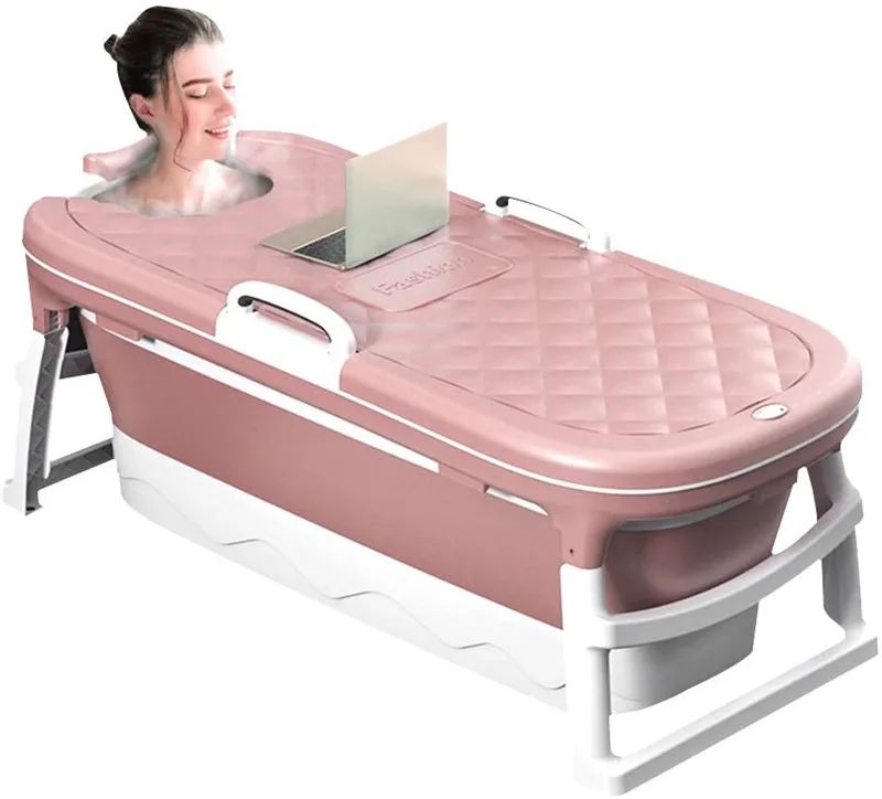 

Portable Bath Adult -PP/TPE-Safe Materials,Foldable Bathtub Adult Mobile Bathtub Family Bathroom Home SPA for Adult Children