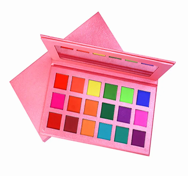 

High quality private label 18 colors eyeshadow palette long lasting eye shadow