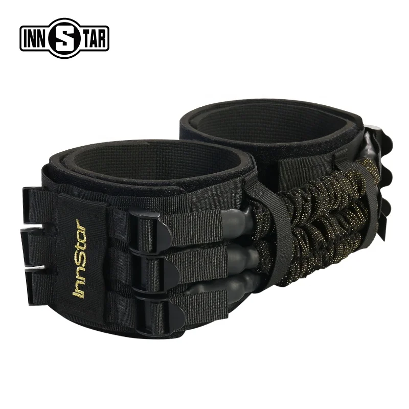 

Innstar Hot sale home gym equipment adjustable booty band Yoga Fitness, Gold ,silver