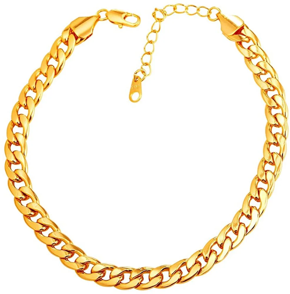 

Wholesale High Quality Cuban Anklet Trendy Beach Jewelry Anklet For Women