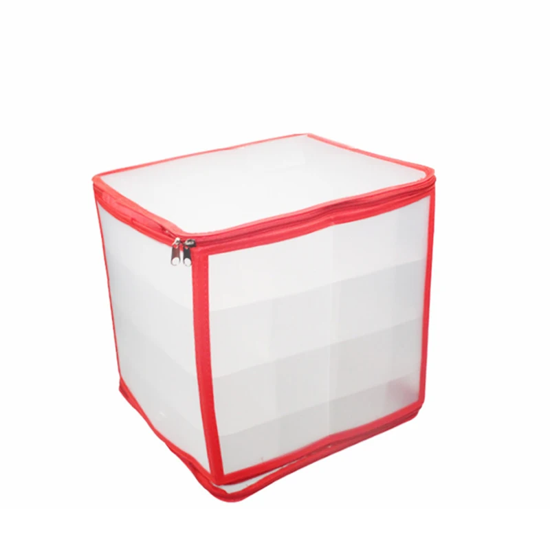

PP Material Foldable Christmas Ball Box Transparent Open Plastic Ornament Collapsible Christmas Ball Packaging Box Gift Box