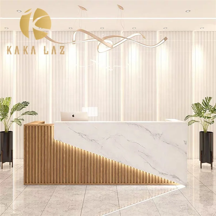 Wooden Salon Desk Set Modern Reception Picture Reception Desks For Salons Buy Reception Desks