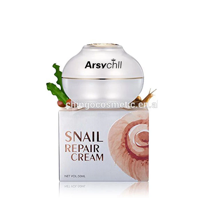 

Natural Formula Anti Aging Anti Wrinkle Damaged Skin Repair Moisturizer Snail Face Cream, Milk white