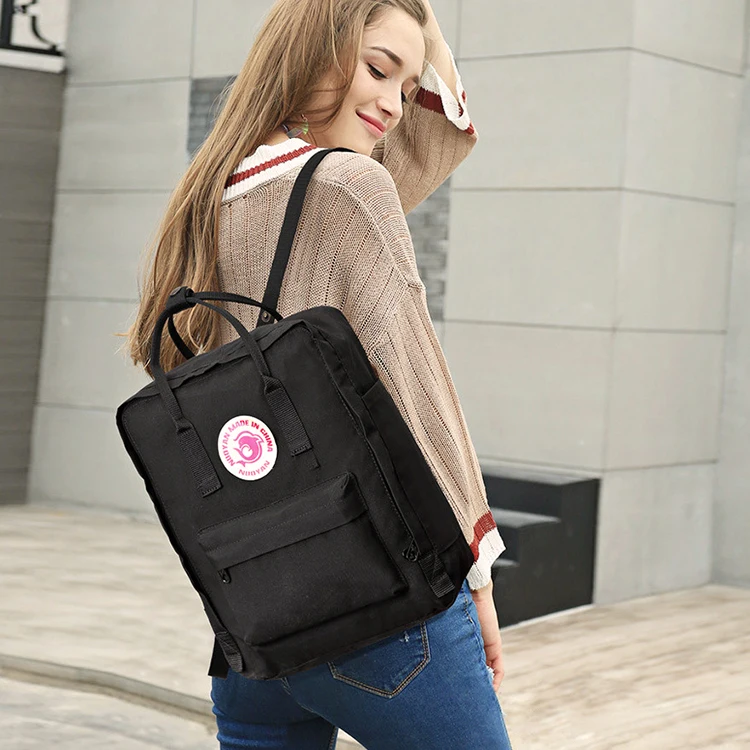 

New Trend Fashion Waterproof Casual Students Backpacks College Style Backpack Schoolbags Canvas Backpack for Youngers