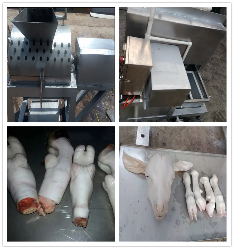Slaughter equipment sheep feet Dehair machine sheep feet hair removal