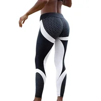 

Amazon 3D Print Yoga Pants Women's High Waist Skinny Workout Gym Leggings Sports Training Cropped Pants