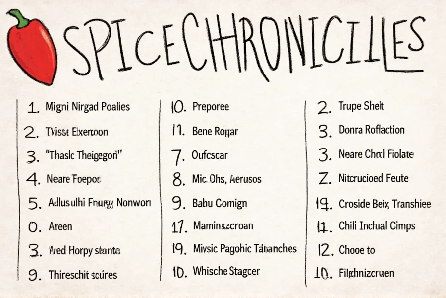 spice chronicles a chili pepper scoville rating list for the curious and the courageous