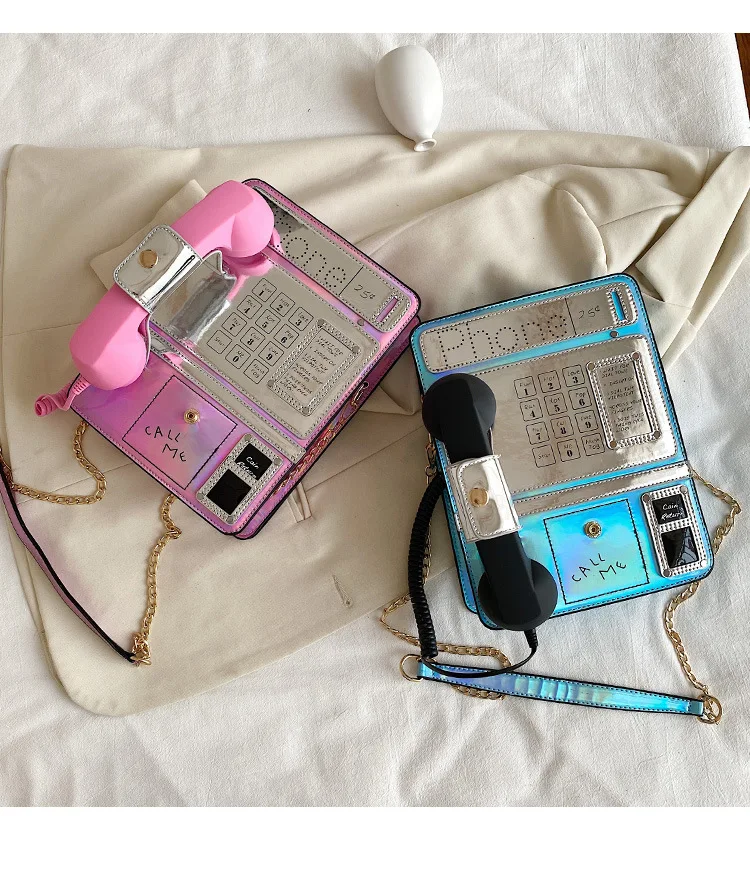 

Hot Selling 2020 Creative and funny personality laser Women Designed Evening Bag winter crossbody bags, Colours