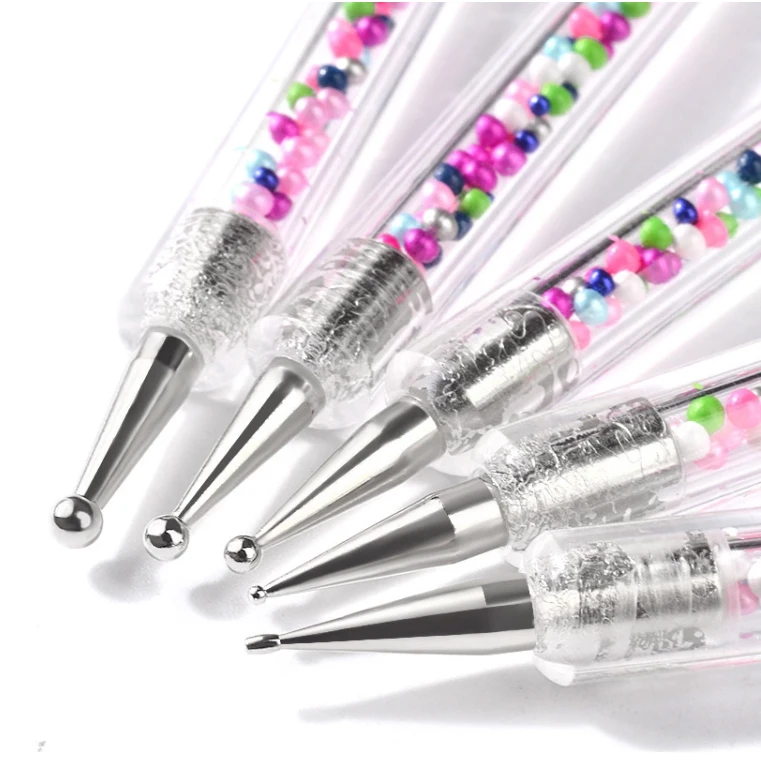

Nails Art Gel Paint Tool 5Pcs/Set UV Gel Drawing Pen Dotting Tool DIY Nail Brush ONLY FOR USA, Colors