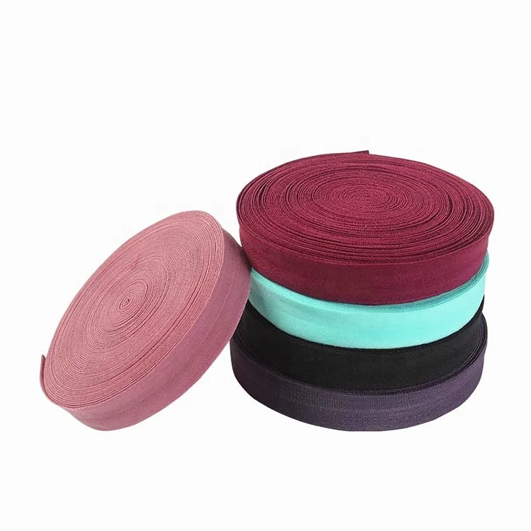 

Wholesale High Quality Multi-color Lingerie Bias Tape Webbing Elastic Band for Underwear, Follow pantone color chart