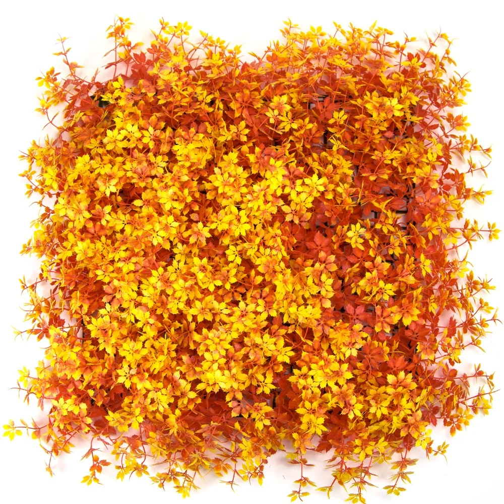 Red Maple Leaf Decorative Hanging Artificial Plant PE Material Green Leaf Wall Decoration Shrubs and Branches Type