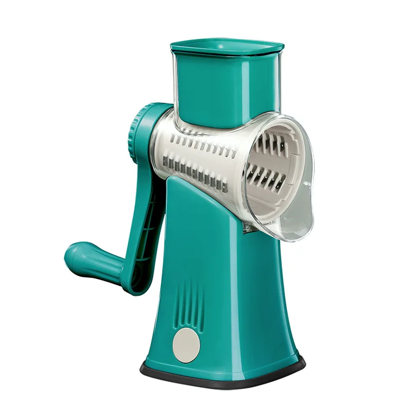 

Multi-function vegetable chopper hand roller vegetable cutter kitchen tools, Dark green