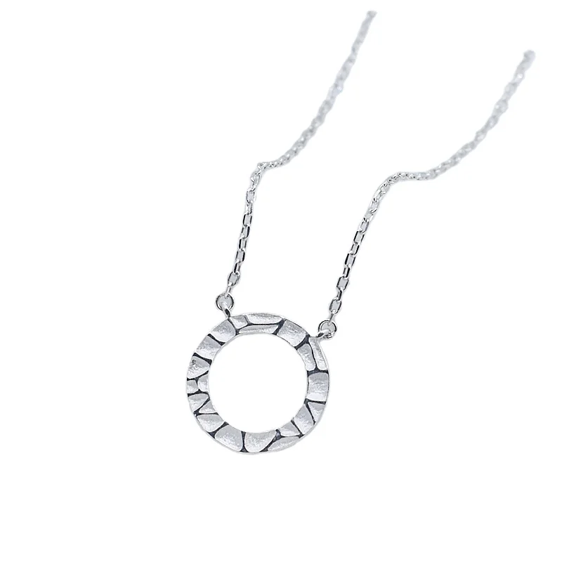 

Wholesale Raw Stone Round Pendant Necklace Jewelry Men