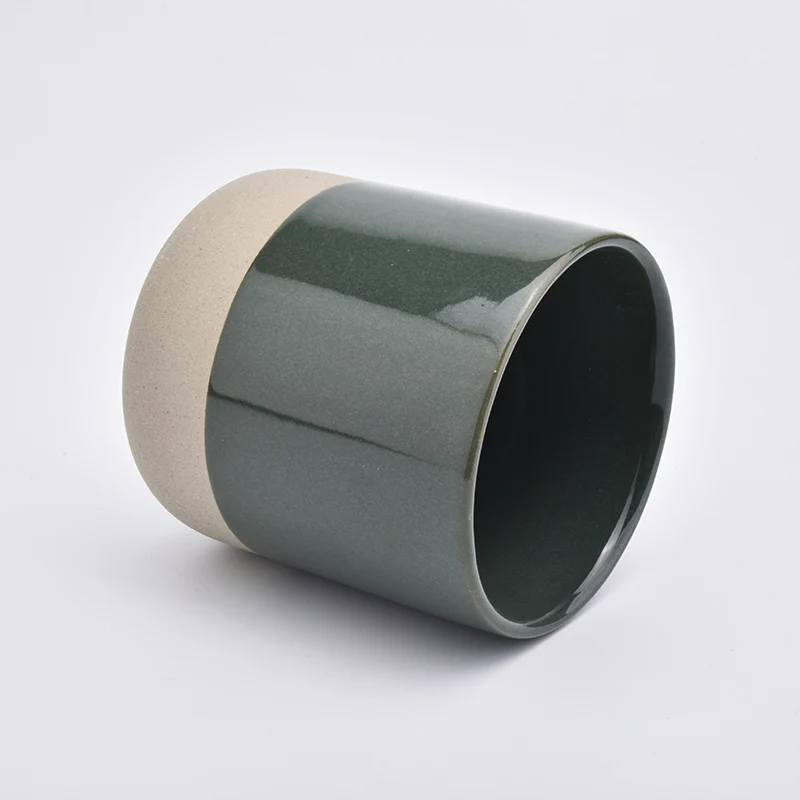candle ceramic jar