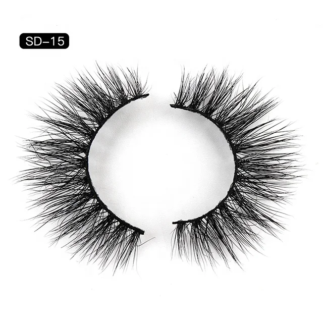 

25mm mink eyelashes true to nature eyelashes stuffy effect OEM and OEM is welcome, Black