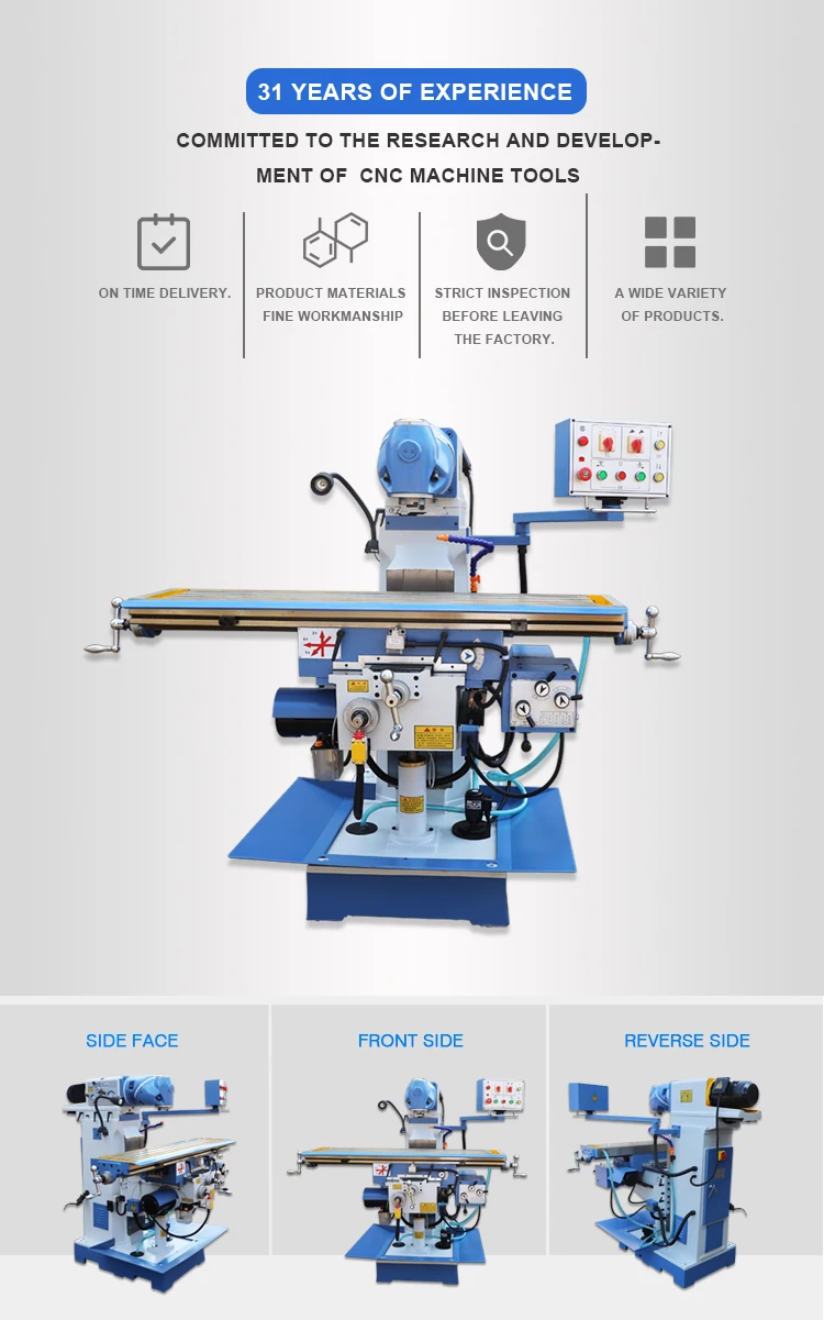 High Process Performance X6232 Cylinder Head Milling Machine Variable