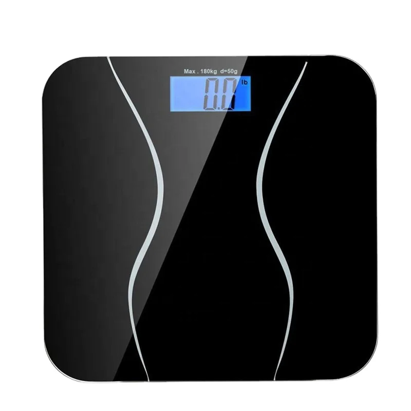 

Smart digital 180kg 396lb bmi body fat scale smart electronic bathroom weighing scale BT/WI-FI scale custom LOGO, White
