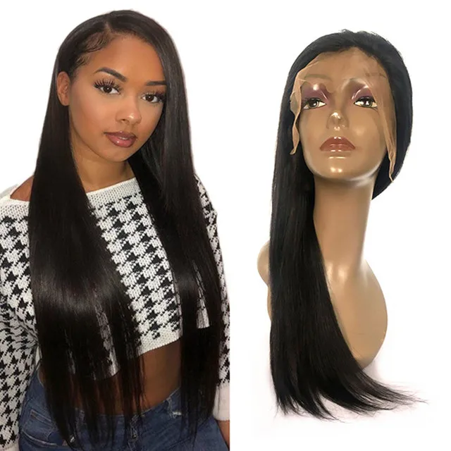 

150% 180% Density and Lace Frontal Closure Wigs Virgin Hair Cuticle Aligned Lace Wig Brazilian Human Hair Vendors