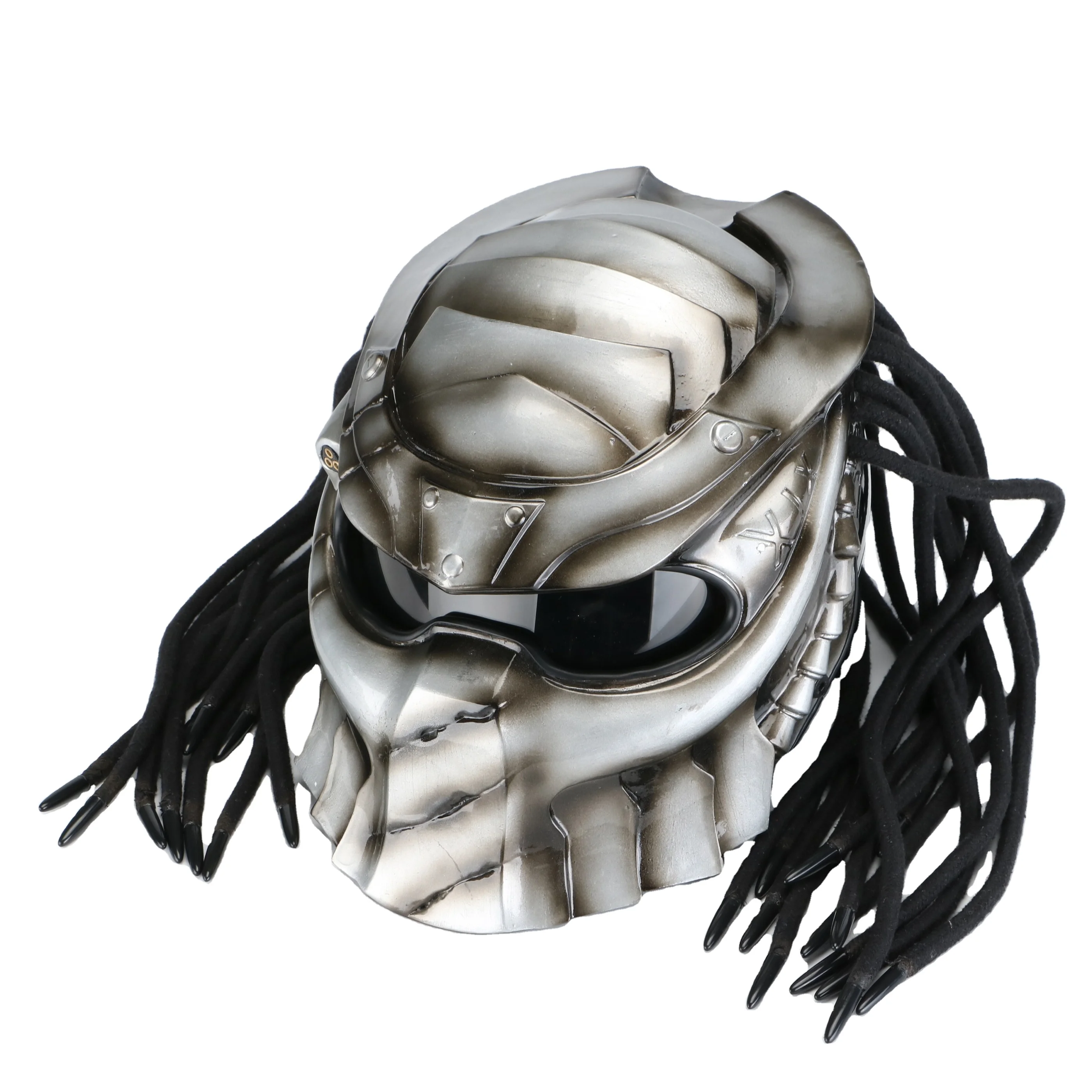 

The Predator Cosplay helmet costume Ma sk FRP+ABS with light, Customized color
