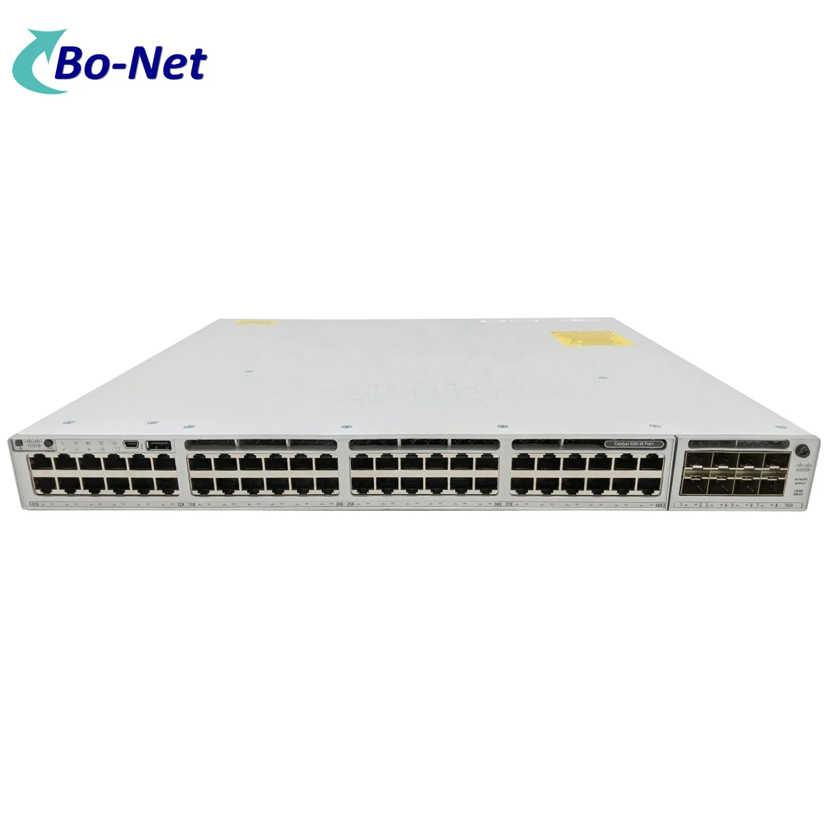 

New C9300 Series C9300-48P-A 48 Port PoE+ Network Advantage Switch, C9300-NM-8X