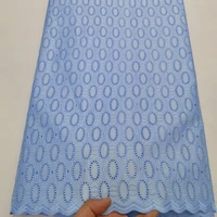 

Hot sale polish lace new coming skyblue cotton lace fabric for men in 2020