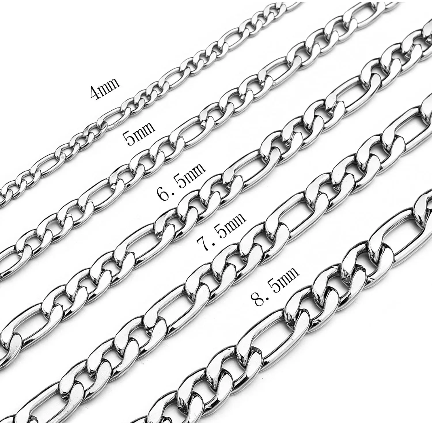 

Gold Heavy Wholesale Stainless Steel Nk Chain Punk Necklace 3:1 Popular Sweater Necklace In Europe And America