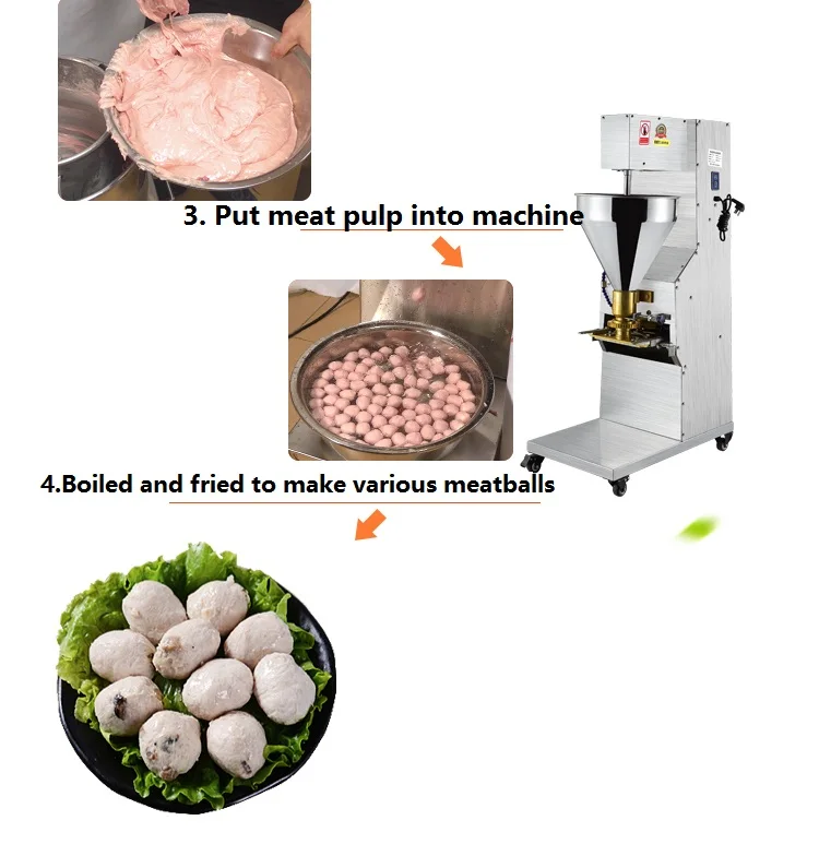 Stainless Steel And Industrial Meatball Making Machine Meatball Maker