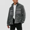 jacketss for men winter extreme oversized open front faux fur coat men