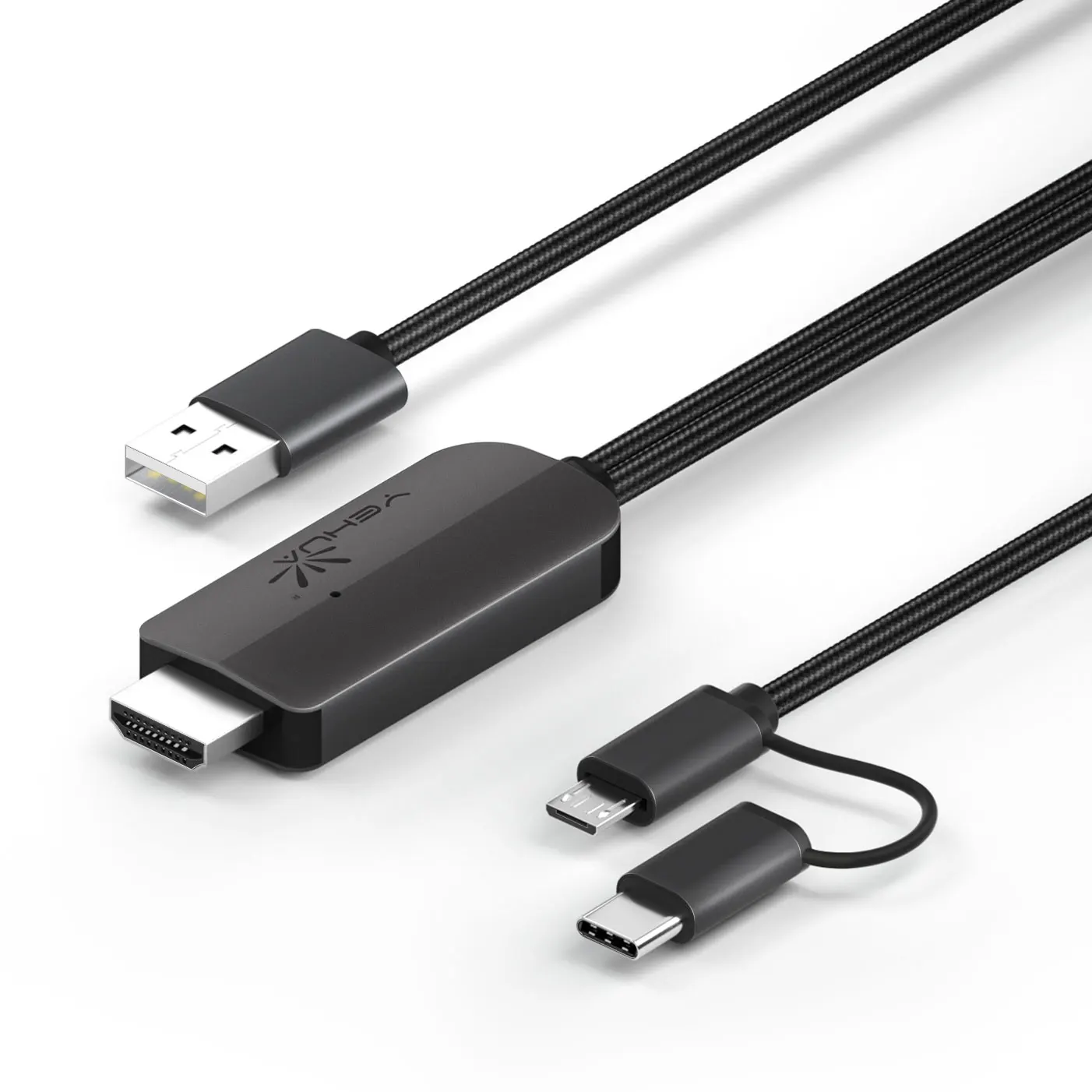 

YEHUA USB Type C/Micro USB to H DMI Adapter Cable