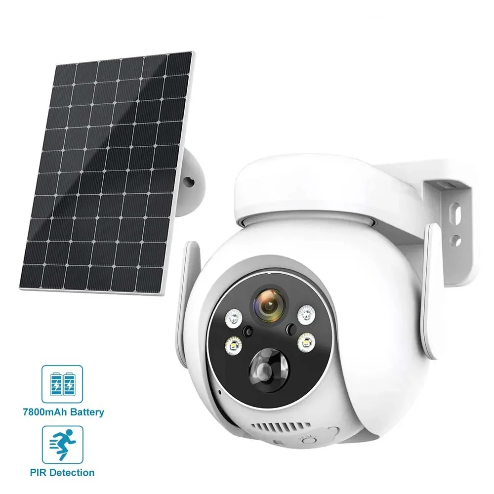

ICsee 4MP WiFi Solar Camera Outdoor Wireless Security Camera with PIR Human Detection 7800mAh Battery Network Category
