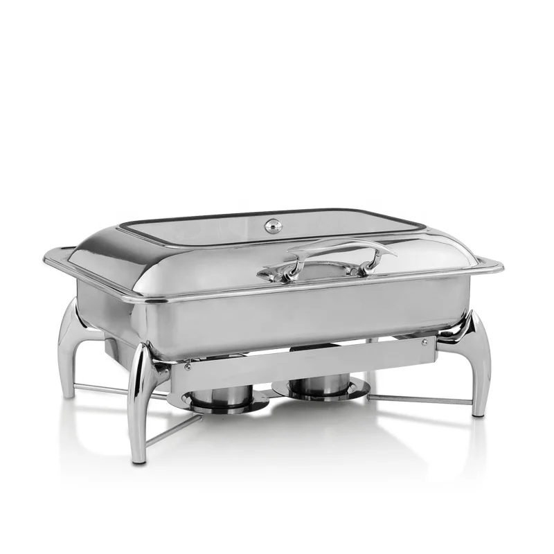 Wholesale Elegant Royal Catering Serving Buffet Food Warmer Stainless Steel Hotel Chafing Dish for Sale