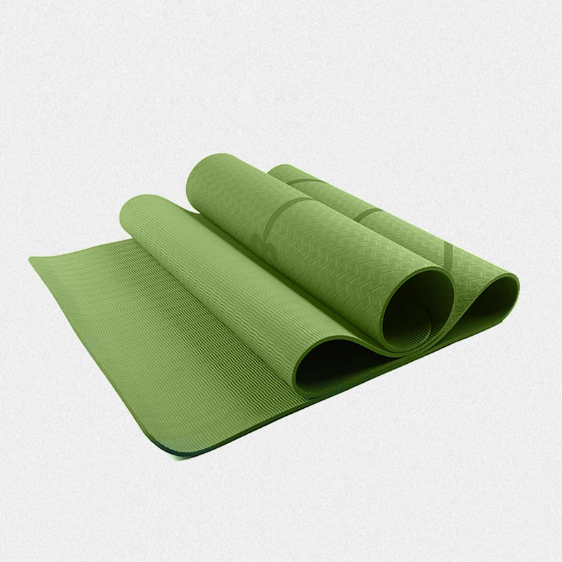 

ECO friendly Hot Selling Fitness Natural Rubber Red Yoga Mat TPE Yoga Mat for yoga, Picture