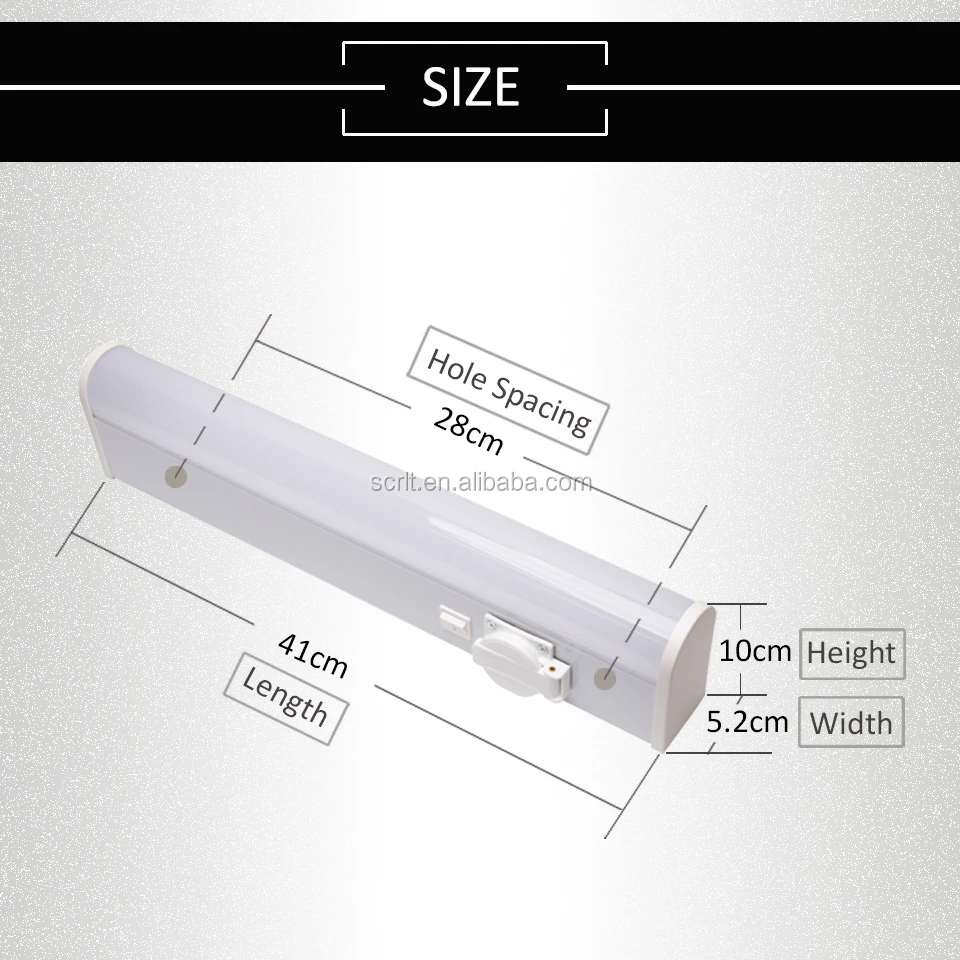 Bathroom Light With Shaver Socket Modern White 6w Led Bathroom Wall ...