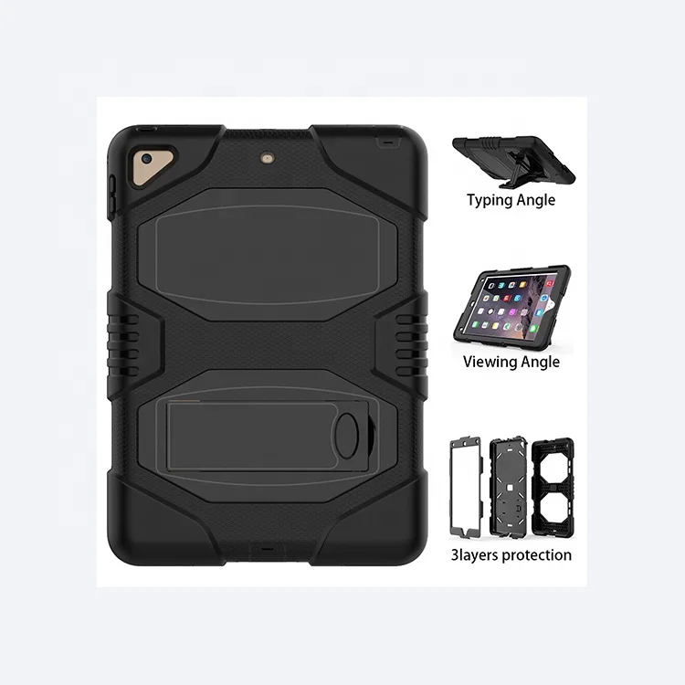

SIKAI New Shockproof Active Stand Tablet Case Armor Protective Cover for Ipad 10.2 10.5 2019
