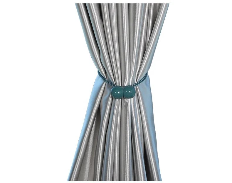 

curtain accessories Colorful curtain magnetic magnet buckle rope