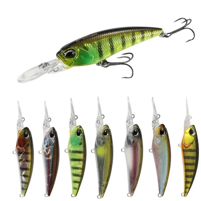 

Beach Bass Fishing Lure Fishing Wholesale  Sinking Floating Wobbler Minnow Hard Bait, 7 colors