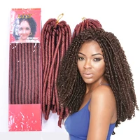 

14''soft dread lock synthetic braiding hair havana mambo crochet twist braids dreadlocks