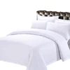 In stock 100% cotton 400TC sateen fabric king size luxury hotel bedding set
