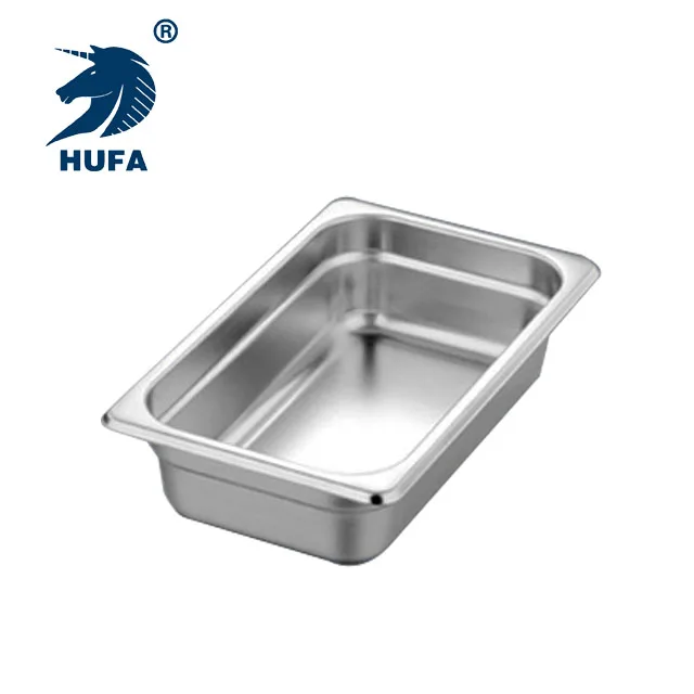 1/4 6.5CM Depth European Style Buffet Gastronorm Food Pans Hot Selling Metal GN Pan