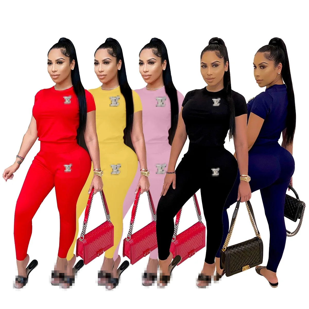 

Abbigliamento Donna Athletic Designer Conjunto De Ropa Para Mujer Clothing Sets Woman Two-Piece Clothing, Picture
