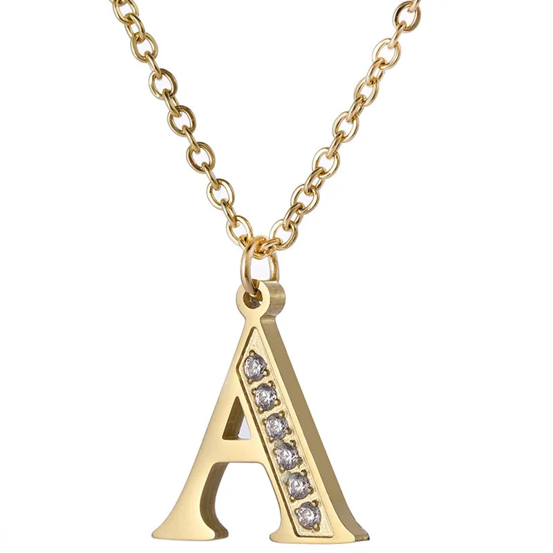 

GOLD and Sliver A-Z Alphabet Choker Necklace Fashion jewelry 26 Letter Personalized Necklaces Pendant Choker Chain Party Favors