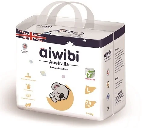 

AIWIBI brand top brands best high quality grade b baby pull up cotton diapers pads stock lots in yiwu pakistan