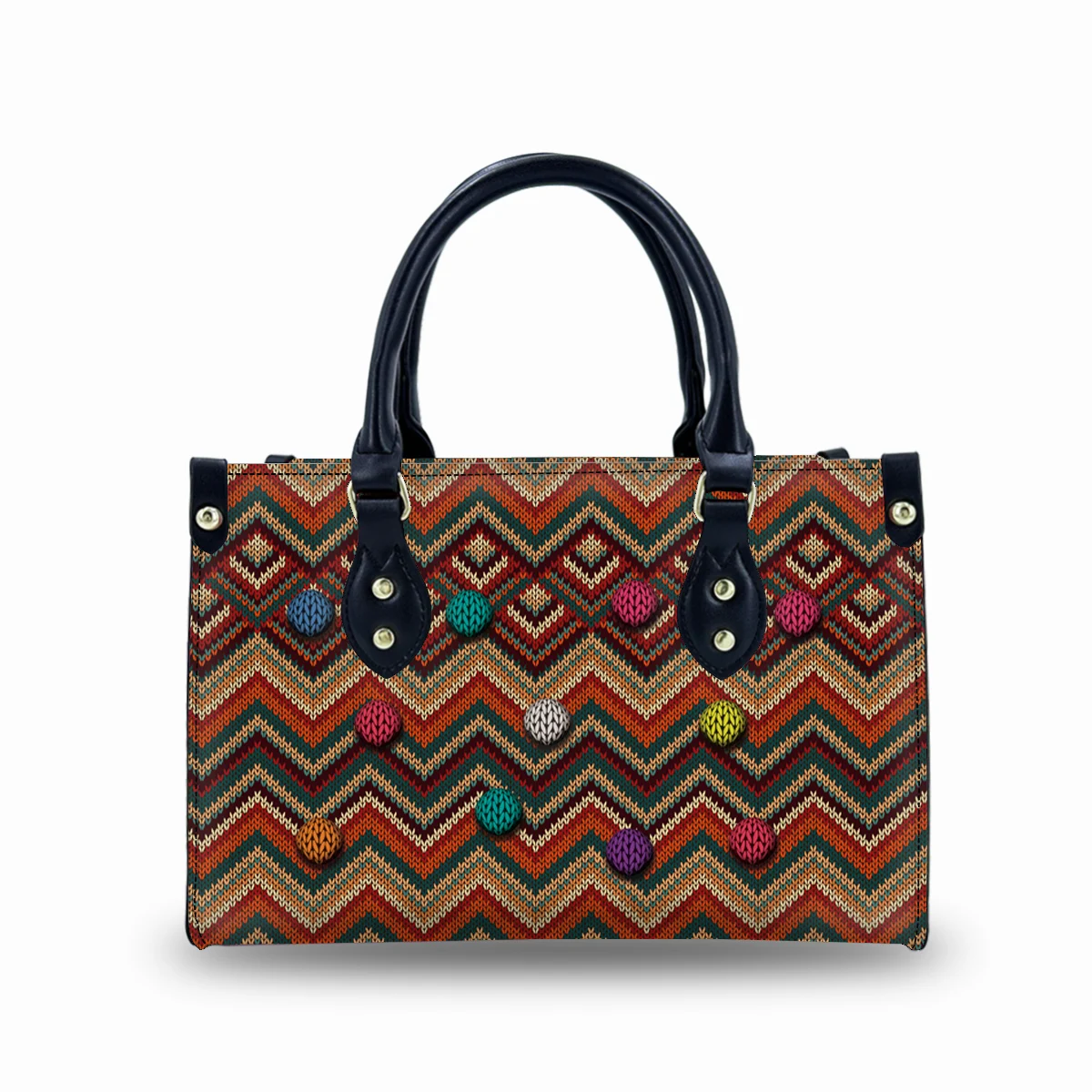 Unique Handbags Large Casual Style with Two Handles PU Leather From Manufacturers for Women