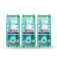 

2019 New Design Transparent Cabinet Cheap Toys Claw Crane Game Machine