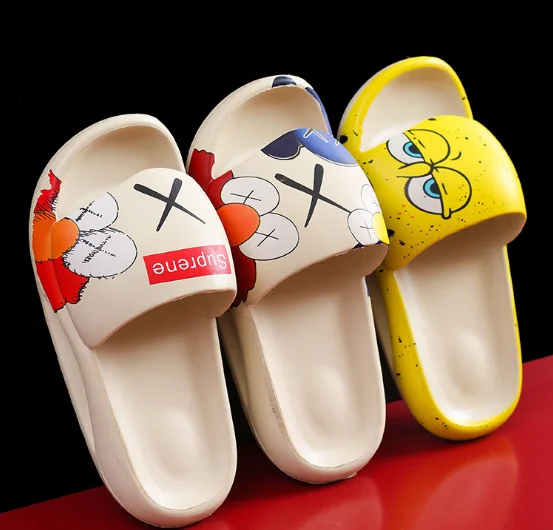 

2021 summer new slippers cool and breathable flip flop plastic slippers men