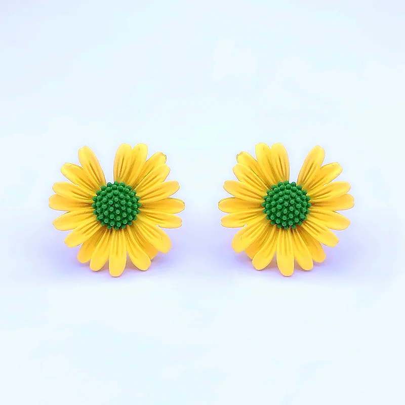 

2021 new fashion Daisy Earrings 925 silver needle jewelry earrings sweet Earrings