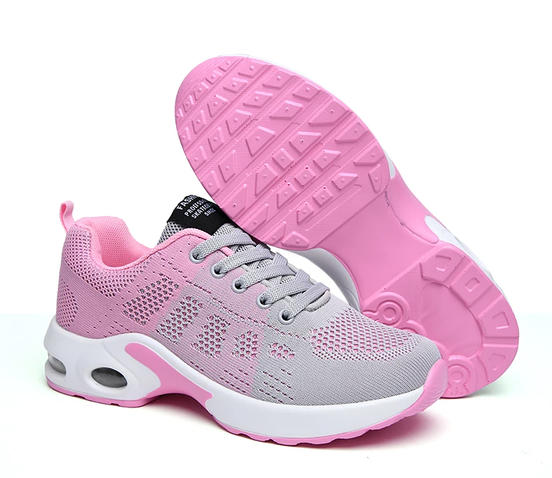 

New Arrivals Spring Breathable Female Sneakers Air cushion Running Casual Sport Shoes Women, Optional